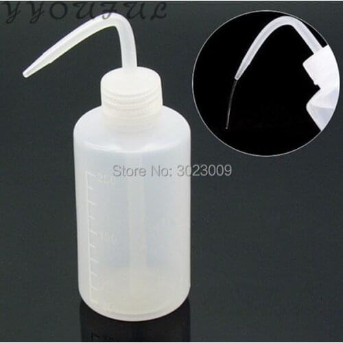 Hot sale !!! 4pcs /lot Outdoor inkjet printer machine printhead Plastic Safety Wash Bottle print head ink bottle cleaning 250ml