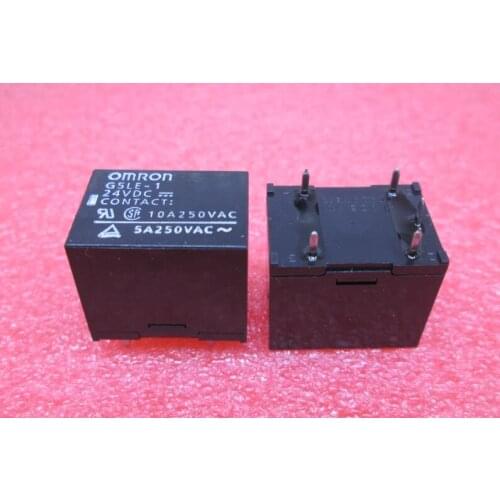 HOT NEW relay G5LE-1-24VDC G5LE-1 24VDC G5LE1 G5LE 24VDC DC24V 5A DIP5 10pcs/lot