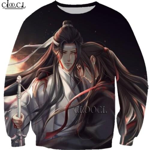 HX Newest Popular Anime Mo Dao Zu Shi 3D Print Men Women Fashion Hip Hop Long Sleeve Tracksuit Harajuku Pullover Drop Shipping