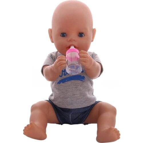 Luckdoll Simulated doll Feeding bottle for 43cm - Doll accessories toy gift