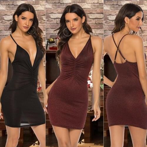 Halter Back Cross Sexy Knitted Pencil Dress Women White Off Shoulder MIni Bodycon Party Dress Elegant Summer Dress 2021