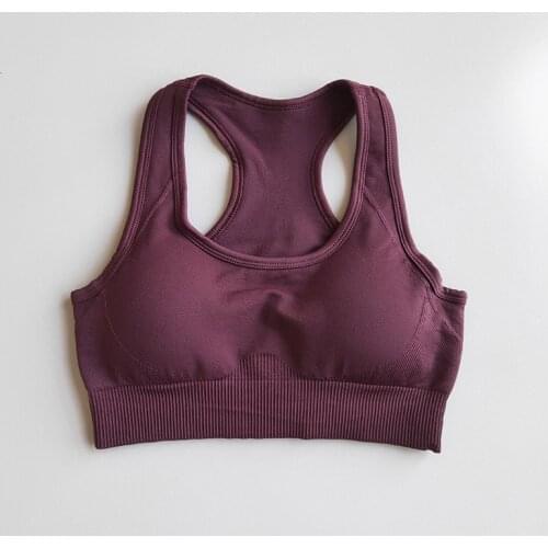 SALSPOR Women Fashion Yoga Sports Bra Fitness Shockproof Push Up Quick Dry Running Underwear Elastic Breathable Female Bras