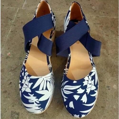 Sandals for Women Summer 2021 Closed Toe Wedge Sandals Ladies Mid Heel Shoes Pointed Toe Hemp Heel Slip On Woman Beach Shoes