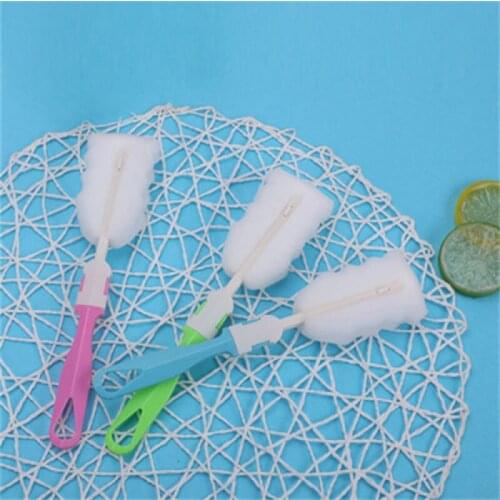 Artifact for washing cups no dead ends long handle gaps bristle baby bottle brush cleaning brush set hair brush water cup brush