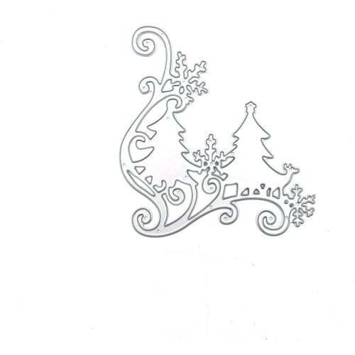 Julyarts Tree Dies Scrapbooking Metal Cutting Dies Christmas Cards Diy Craft Die Cut Photo Album Embossing