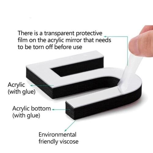 Luminous Roman Numerals Wall Clock Decoration DIY Large Mirror Stickers Modern DIY Wall Clock 3D DIY Wall Clock 3D Stickers