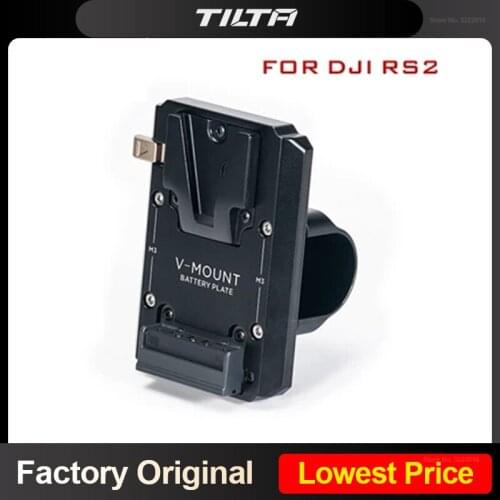 TILTA DJI RS 2/RSC 2 Ronin RS2 V-Mount Battery Plate for Dual Handle Power Supply Bracket for Dual handheld Ring Grip Kit