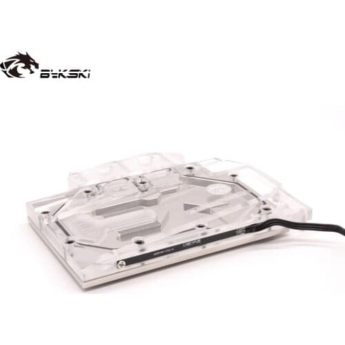 Bykski Water Block use for NVIDIA RTX2070 Founders Edition/Reference Edition/EVGA 2060/GTX1660Ti Full Cover GPU Block /RGB Light