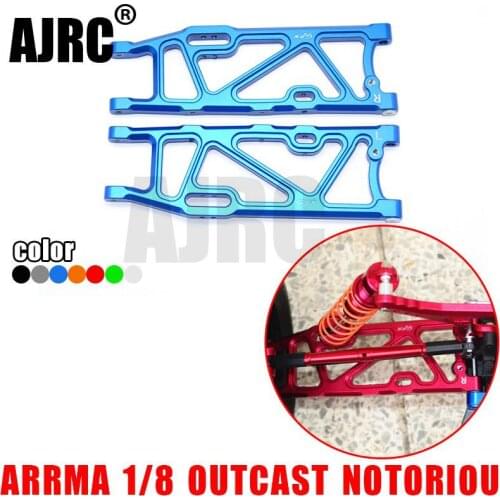ARRMA 1/8 OUTCAST NOTORIOUS TALION 6S Aluminum alloy rear lower A arm Metal rear swing arm ARRMA-AR330249
