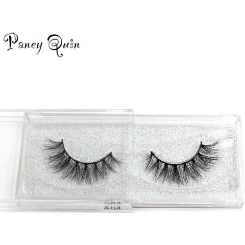 1 Pair 5D Mink Hair Makeup False Eyelashes Wispy Cross Natural Mink Lashes Extension Tools Handmade Mink Eyelashes Wholesale