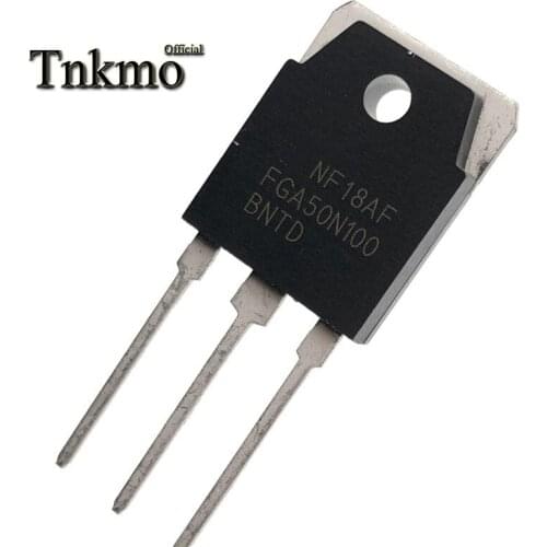 10PCS FGA50N100BNTD TO-3P FGA50S100P FGA50N100 50N100 TO3P 50A 1000V Power IGBT Transistor free delivery