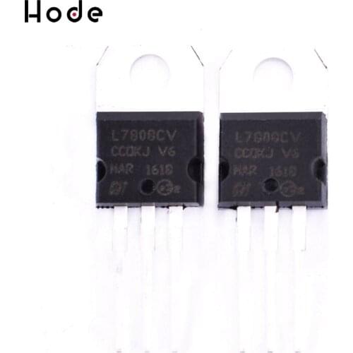 10PCS IC L7808CV L7808 7808 TO-220 ST Voltage Regulator 8V ST NEW GOOD QUALITY