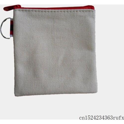 300 Pcs Blank Cosmetic Bags Canvas Cotton Makeup Bags Zipper Pouches Canvas Coin Purse