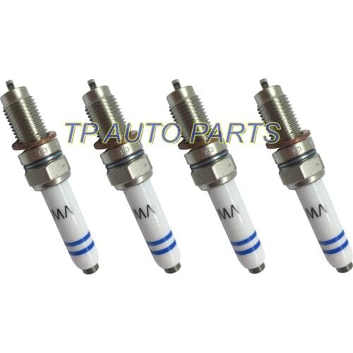 4 PCS Spark Plug For Volk-swagen Jetta Hybrid OEM 04E905612 024140512