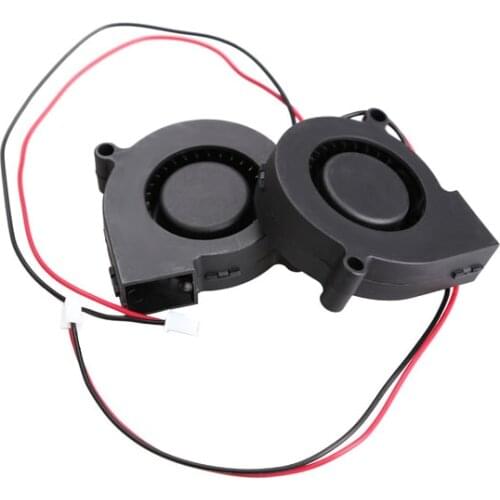 5Pcs Black Brushless DC Cooling Blower Fan 5015S 5V 0.1-0.3A 50x15mm New Arrival