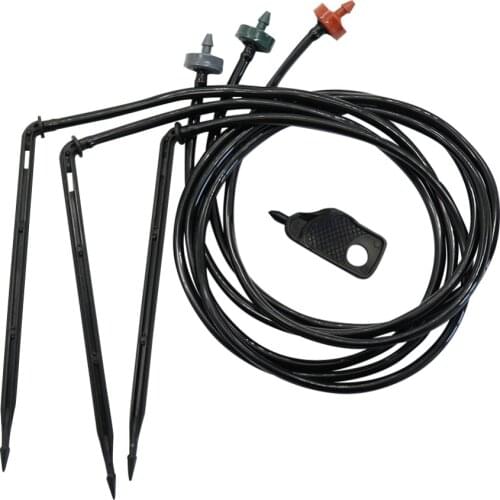 6 Sets 2L/4L/8L Curved Arrow Dripper kit Garden Irrigation system Greenhouse Watering Sprinkler Emitter dripper 1 Pc 3mm puncher