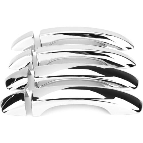 8 pcs Car Chromium Electroplating Door Handle Cover Trim high quality ABS plastic non fading fit for MG Zs Suv 2018-2019