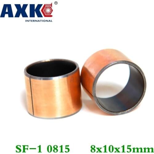 Axk 50pcs Sf-1 0815 8x10x15 Mm Self Lubricating Composite Bearing Bushing Sleeve Free Shipping Sf1