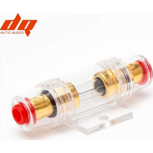 1PCS New IMC Audio 60 80 Amp Inline AGU Fuse Holder & Fuse Fits 4 8 10 Gauge Wire For Car Audio Auto Amplifier
