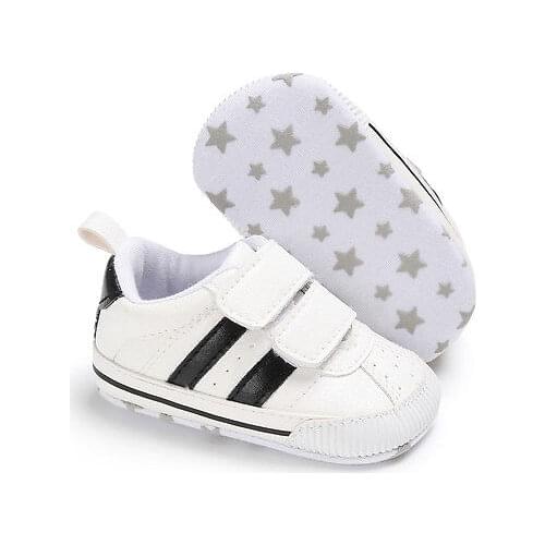 NEW Baby Toddler infant boy Girl Soft Sole fashion prewalker Crib Shoes 0-18 Month