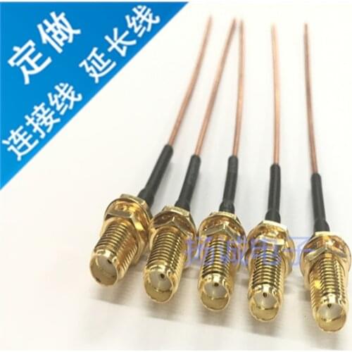 SFT50-1.3 Semi-steel Wire SMA Female Head Semi-steel Cable SMA-K RF Coaxial Signal Line 10CM50 Euro