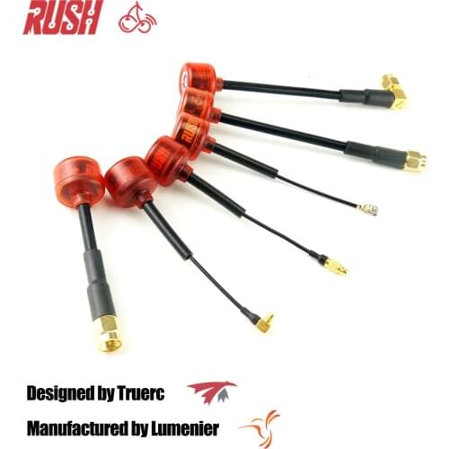 2PCS RUSH CHERRY 5.8G 1.2DB Clear Red FPV Antenna for FPV Racing Freestyle Fatshark ImmersionRC RapidFire VTX Monitor Goggles