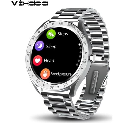 Mixdaa Smart Watch Full Touch music control Heart Rate Blood Pressure Fitness Tracker Smartwatch Smart bracelet for IOS Android