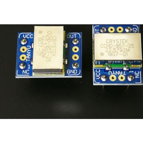 US CRYSTEK CCHD-957 ultra-low phase noise femtosecond crystal oscillator clock module, output 11.2896MHz