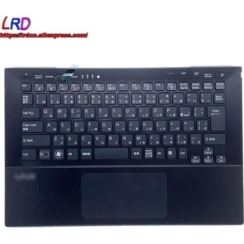 New C Cover Upper Case Palmrest with JP Japanese Backlit Keyboard and Touchpad for Sony vaio SVS13 Series Laptop 149014211