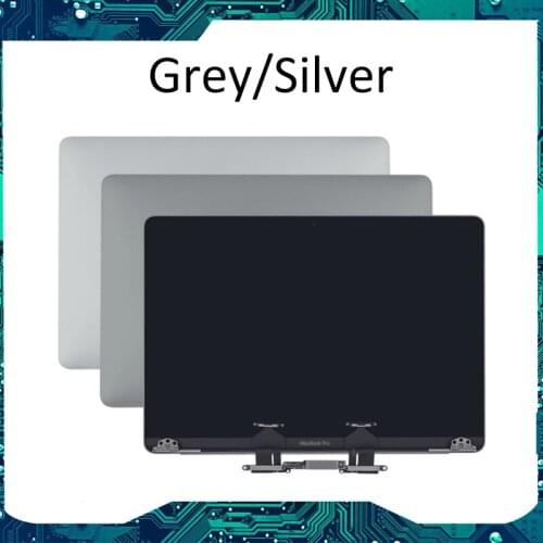 New Laptop Screen Display LCD Assembly Space Gray Grey Silver Color for Macbook Pro Retina 13" A1989 EMC 3214 MR9Q2 Mid 2018