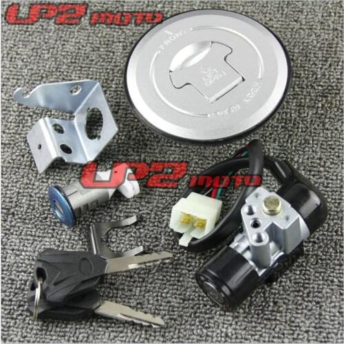 Ignition Switch + Fuel Gas Cap + Seat Lock Key Set for Honda MSX125 GROM125 AC 2014-2015 14 15
