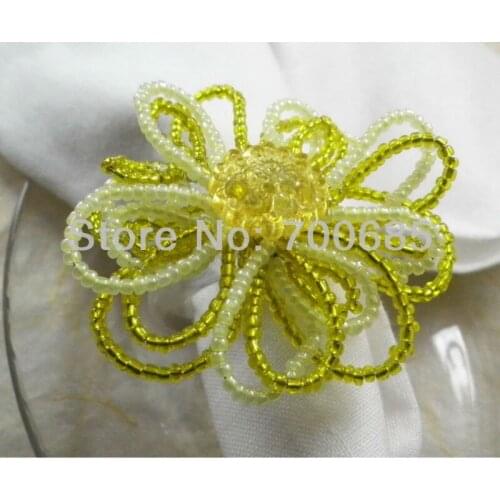 Aliexpress sold beaded wedding napkin ring
