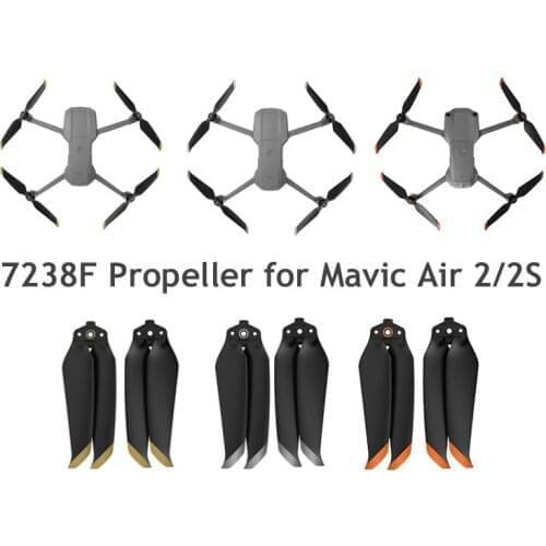 Low-Noise 7238F Propeller Mavic Air 2 Quick Release Blade Props for DJI Mavic Air 2 Drone Accessories