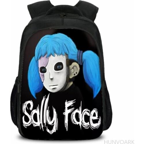 Sally Face Hot Game Quality Backpack Multifunction School Bags for Teenagers Boys Girls Laptop Backpack Casual Travel Bags