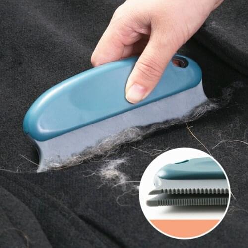 Portable Lint Remover Clothes Fuzz Fabric Shaver Brush Tool Power-Free Fluff Removing Roller Electrostatic Dust Cleaners Device