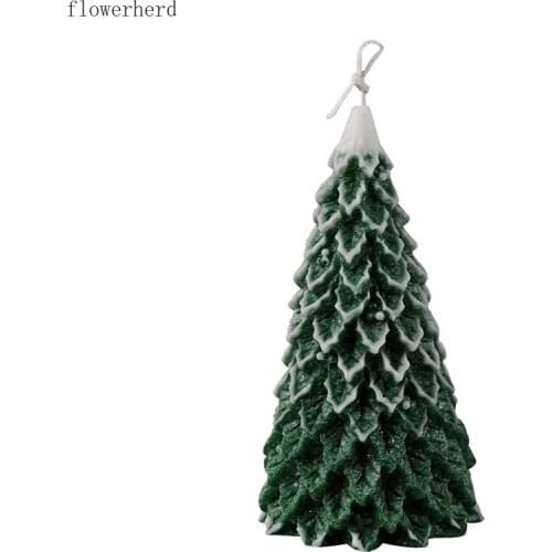 DIY Candle Making Supplies Candle Mold Pine Tree Silicone Mold Resin Mold Fondant Cake Mold Plaster Mold Baking Accessories