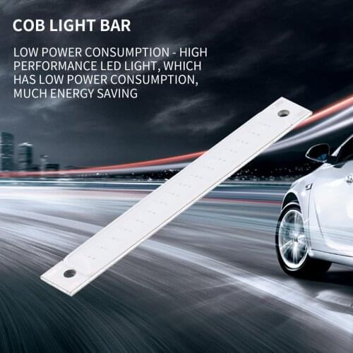1W 3W Highlight LED Light Strip 60x8mm COB Super Cool White Warm White Blue Red Lights Strips Lamps DIY Car Work COB Bar Light