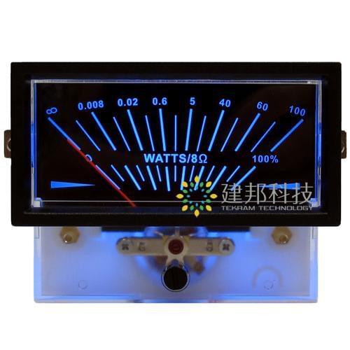 TN-73HS VU Meter Head DB Level DAC Audio Meter Chassis Power Amp W/ Backlight