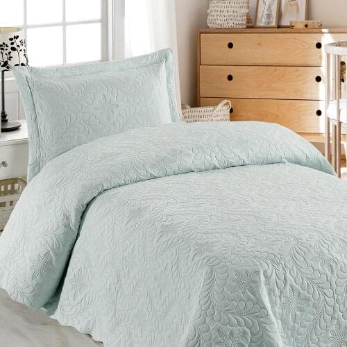 My blanket Ivy Outdoor Green Single Microfiber Quilted Bedspread Turkey Air Permeable Possesses Fast Shipping Custom Fabrics