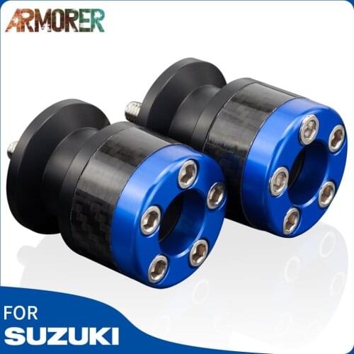 Universal Motorcycle Accessories Swingarm Spools 8MM Stand Screws CNC Aluminum For SUZUKI GSR 750 600 400 GSX650F Bandit SV650