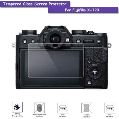 9H Tempered Glass LCD Screen Protector Shield Film for Fujifilm FUJI X-T20 XT20 Anti-scratch Cover Camera Accessories