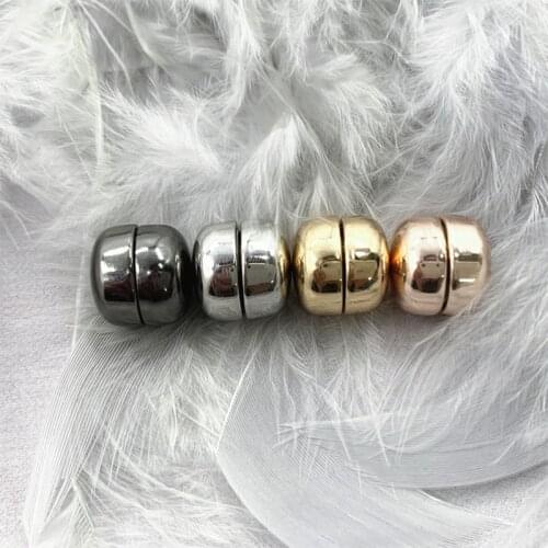 1 Set Round Magnet Button For Muslim Scarf Brooch Buckle Automatic Magnetic Buttons Jewelry Womens Yarn Scarf Accessories
