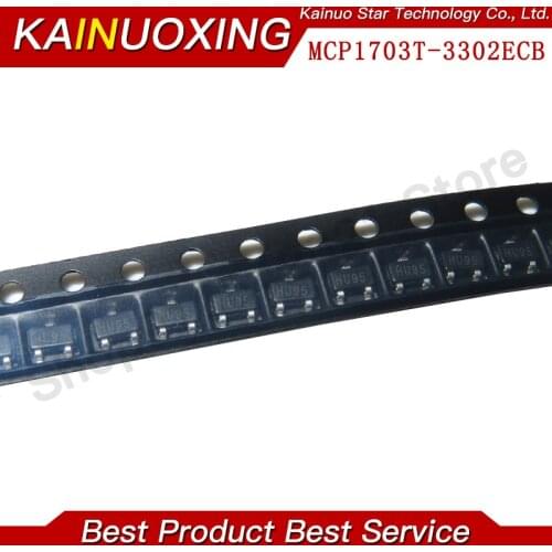 10PCS MCP1703T-3302E/CB SOT-23 MCP1703 3.3V SOT23 MCP1703T new original