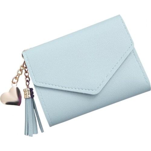 14 Colors Excellent Multi-compartments Slim Card Holder Lightweight Slim Wallet Eye-catching for Work
