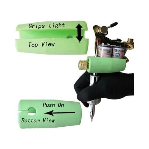 2pcs heat protection pad Damping pad tattoo machine Silicone Cushion tatuagem high quality green free shipping
