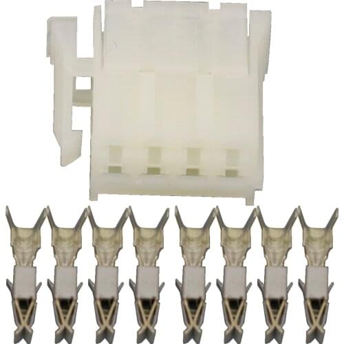 8 Pin jacket 927365-1 Automotive Connectors White rectangular Automotive Connectors With Terminal DJ7083-3.5-21 8P