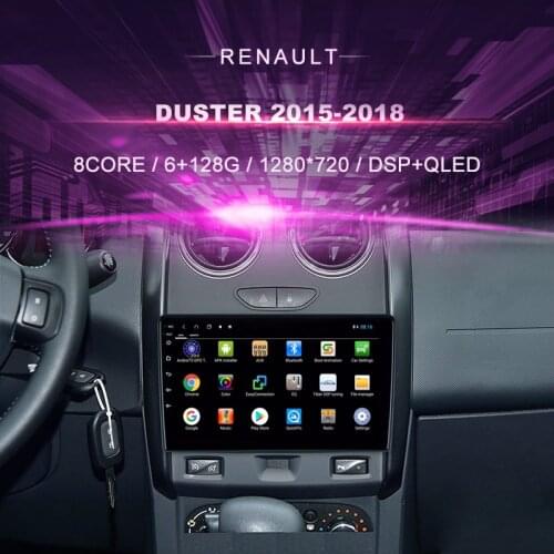 Android Car DVD GPS For Renault Duster ( 2015-2018）Car Radio Multimedia Video Player Navigation GPS Android 10.0 Double Din