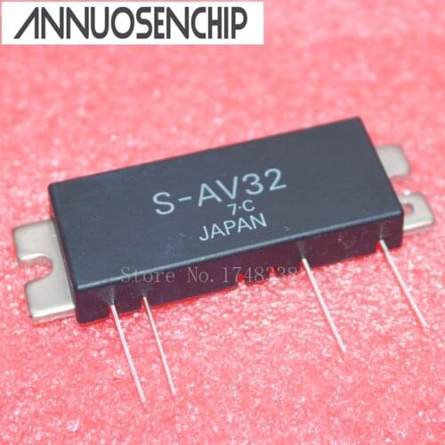 FREE SHIPPING 1PCS S-AV32 S-AV32A SAV32 S AV32 RF POWER AMPLIFIER MODULE Best quality NEW ORIGINAL