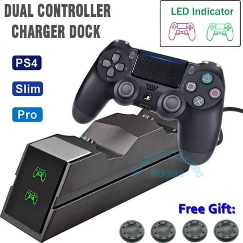 Wireless Controller Fast Charger Stand for Playstation 4 PS4/SLIM/PRO Dualshock PS 4 PRO Game Pad Joystick Charging Dock Station