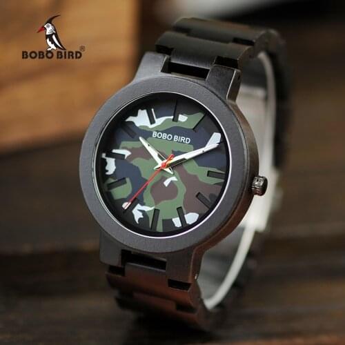 BOBO BIRD Camouflage Watch